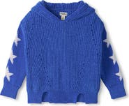 Hatley Kids' Dazzblue Chenille Hooded Sweater