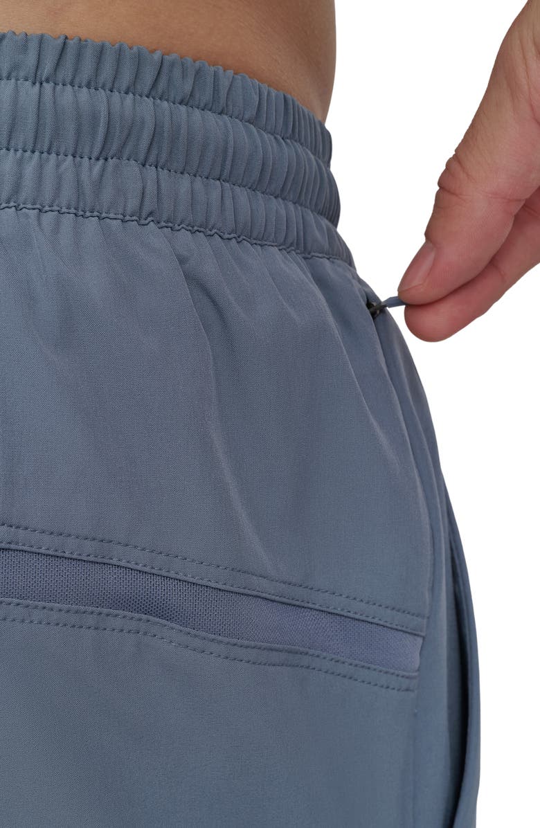 DKNY Core Volley Swim Trunks, Alternate, color, Dusty Blue