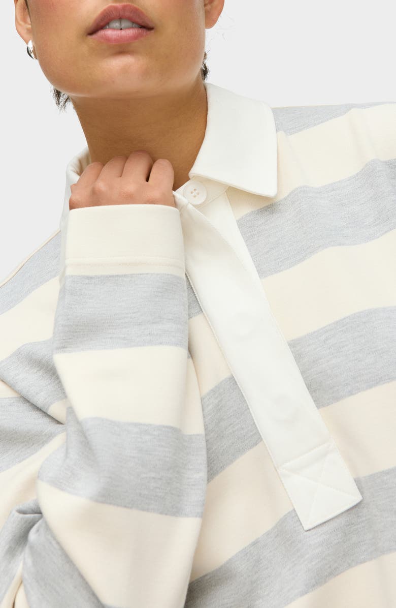 ALIGNE Joni Stripe Rugby Shirt, Alternate, color, Stripe