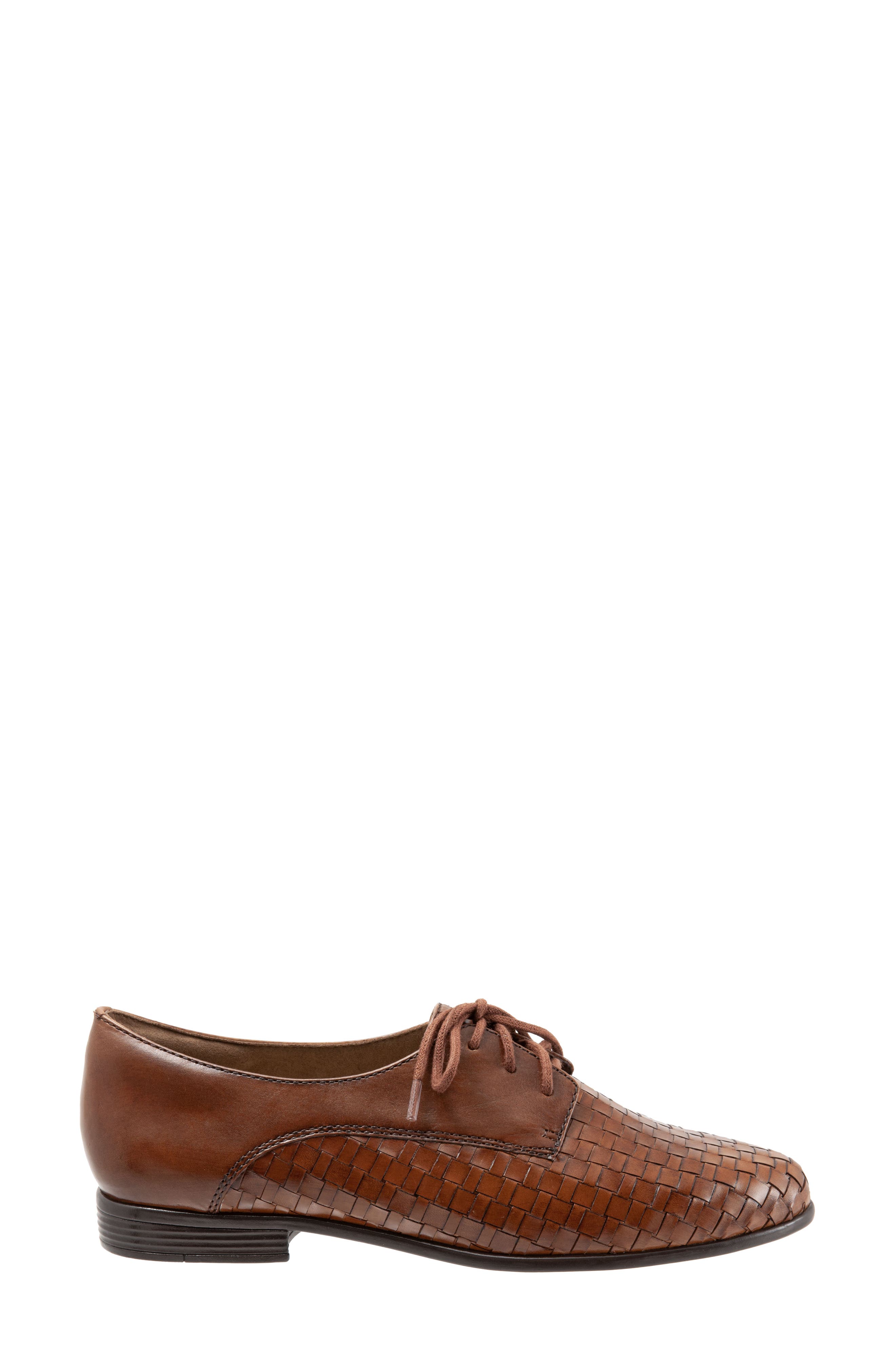 Lizzie Derby Flat, Alternate, color, COGNAC LEATHER