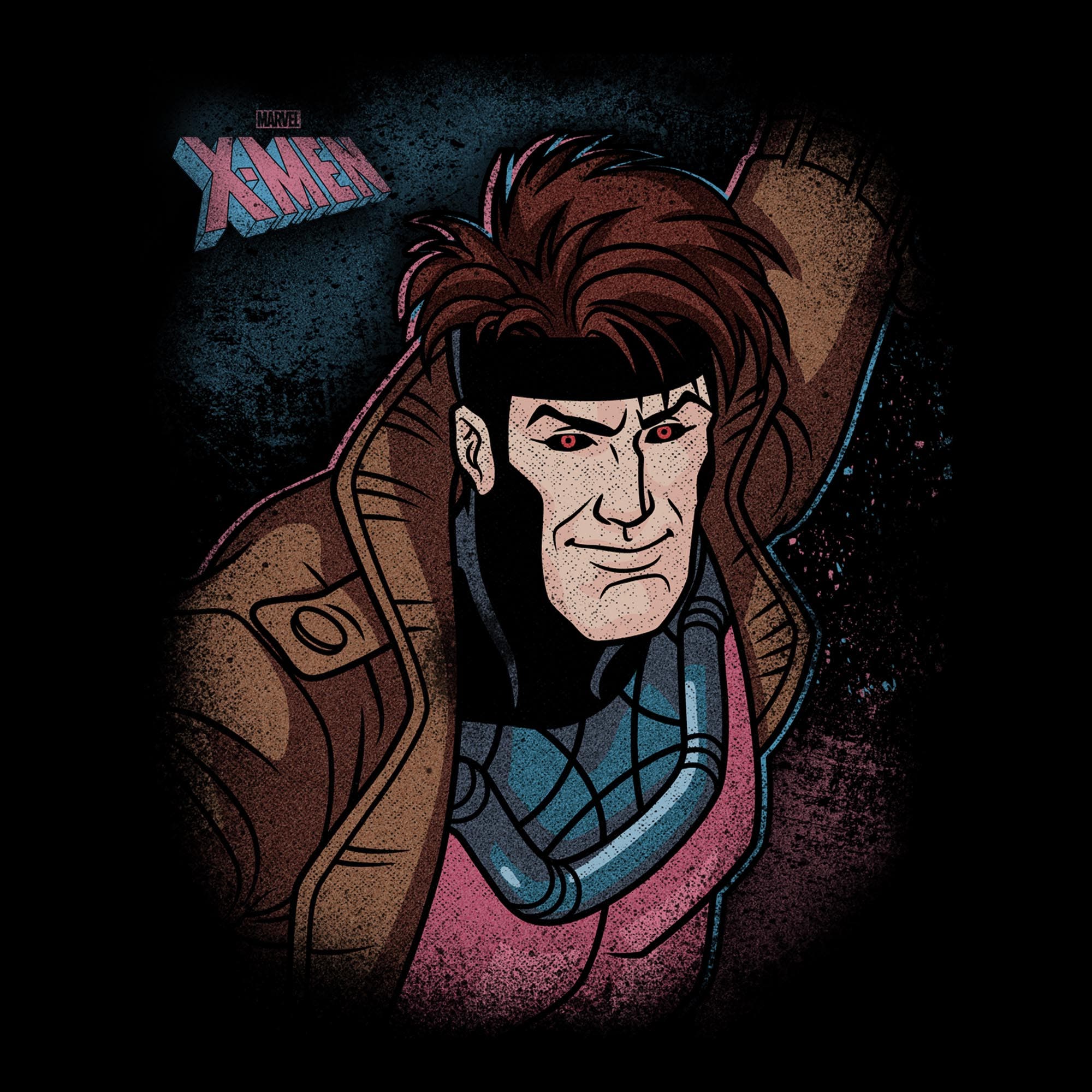 Marvel: X-Men '97 Men's Classic Gambit Portrait Short Sleeve T-shirt ...