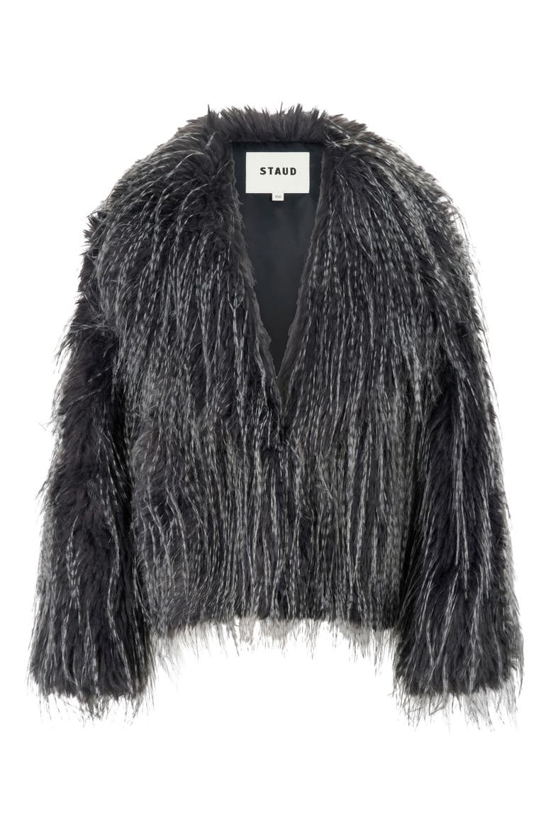 Soprano Faux Fur Jacket, Alternate, color, PORCUPINE QUILL