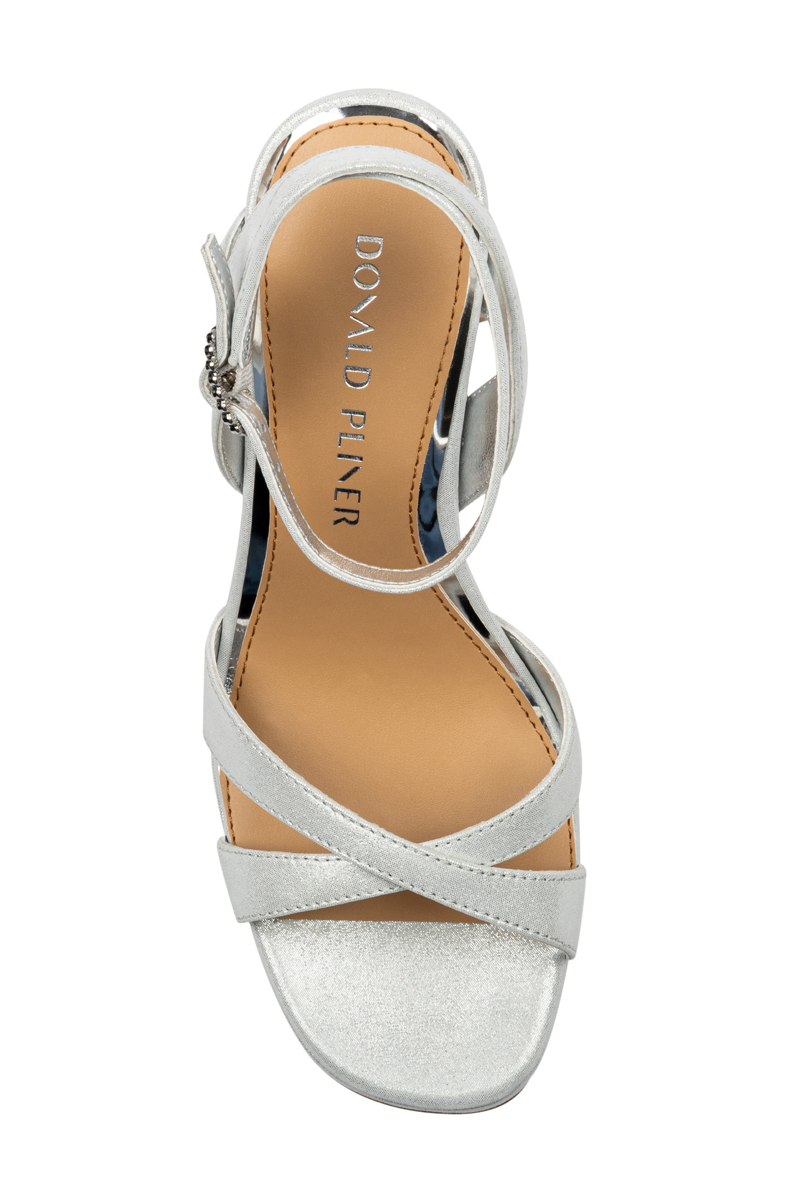 Pheebee Platform Sandal, Alternate, color, SILVER