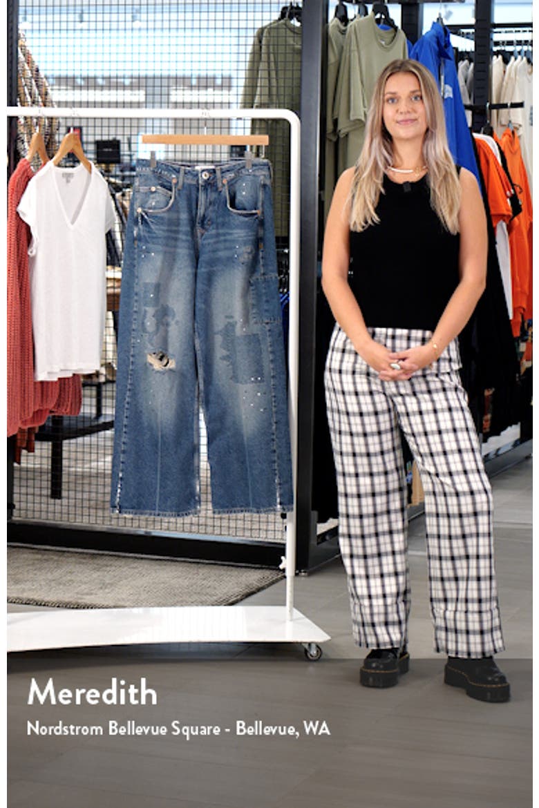 Jaya Rip & Repair Low Rise Wide Leg Jeans video