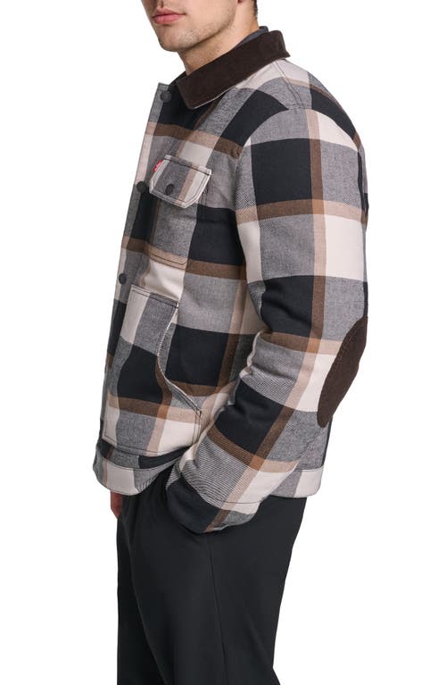 Levi's Quilted Work Jacket In Gray