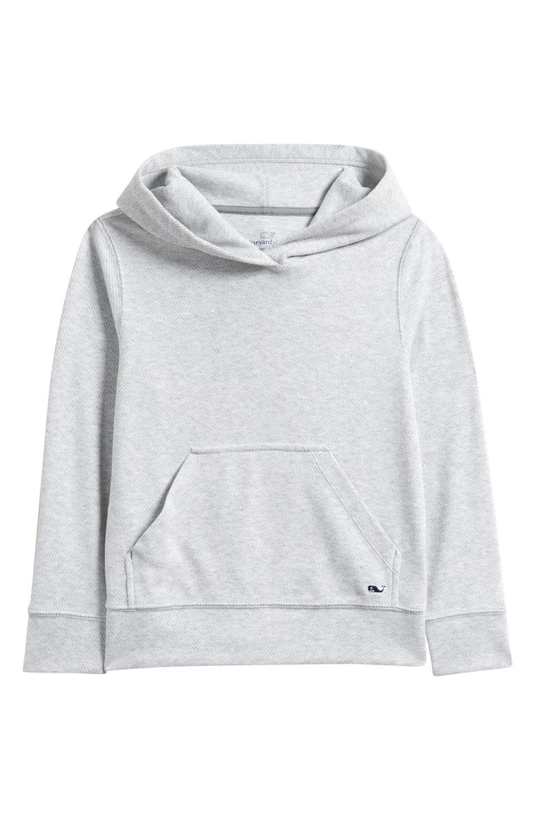 vineyard vines Kids' Calmwater Hoodie, Main, color, Ultimate Gray