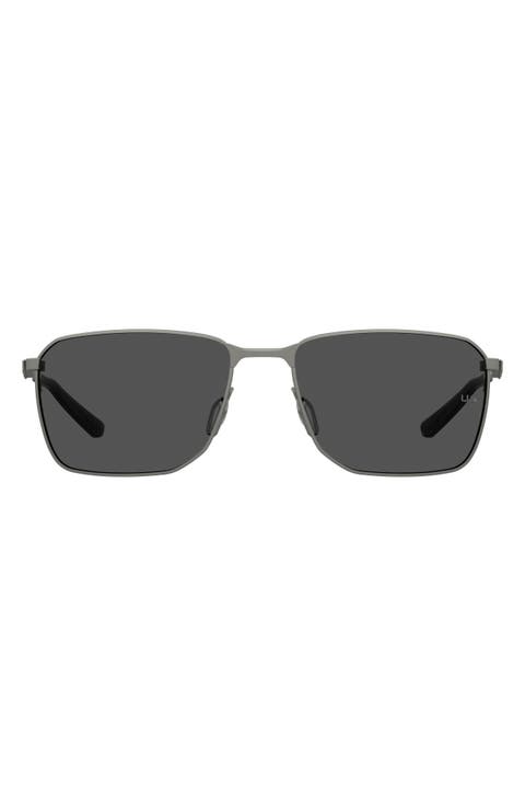 58mm Rectangular Sunglasses