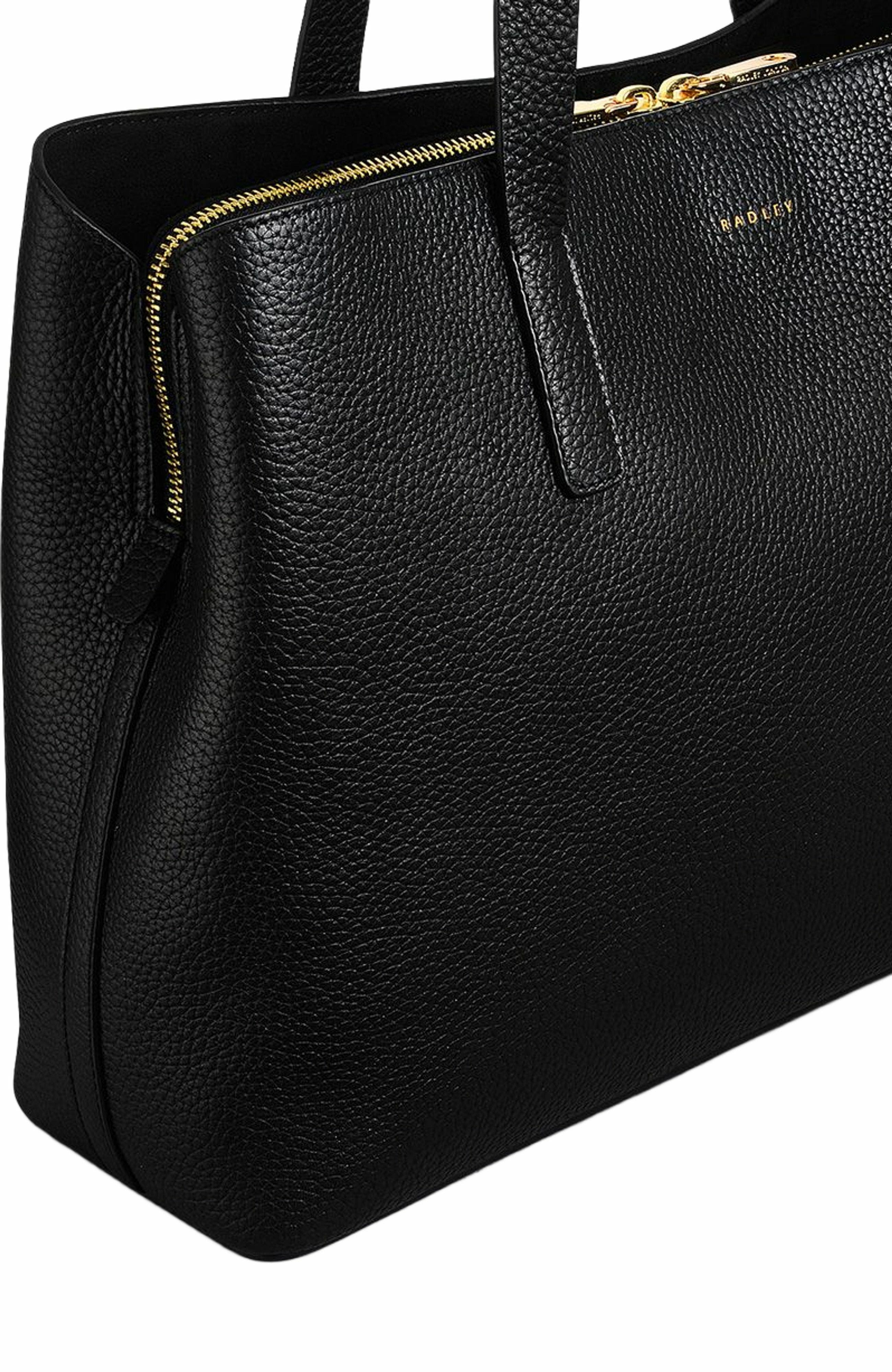 Radley Dukes Place Large Ziptop Shoulder Bag, Alternate, color, Black