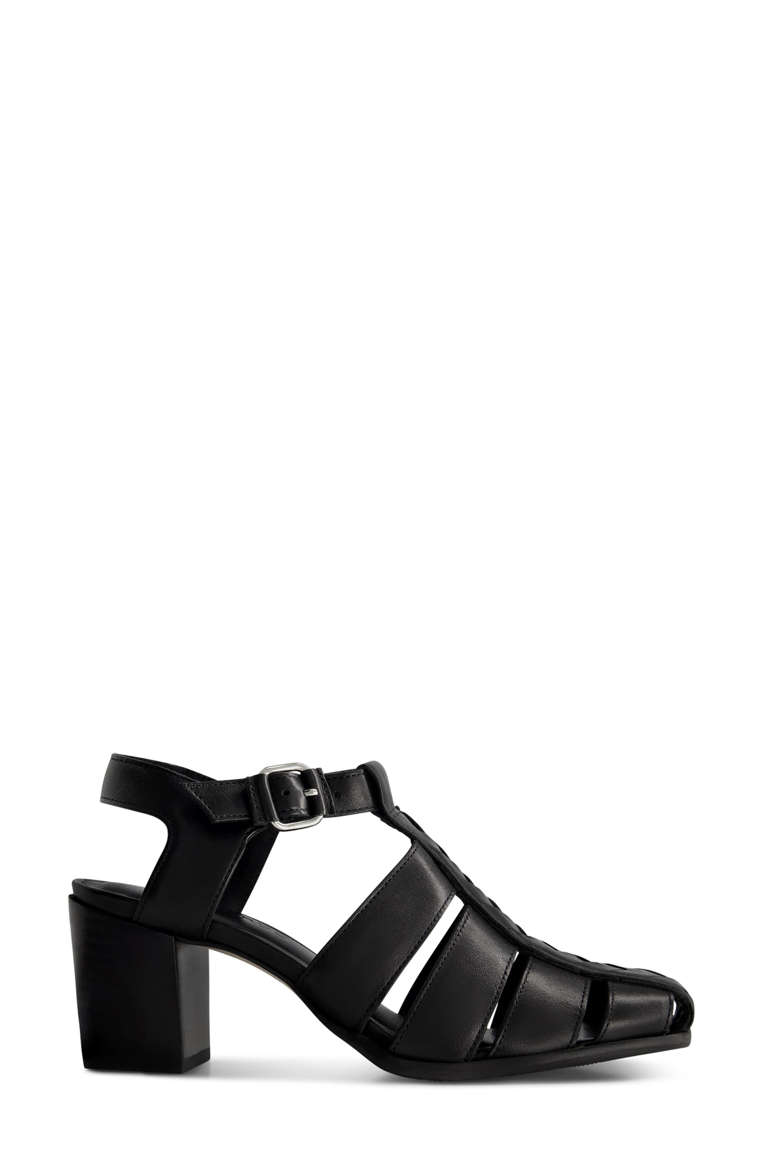 Bernardo Footwear Belmont Sandal, Alternate, color, Black Antique Calf