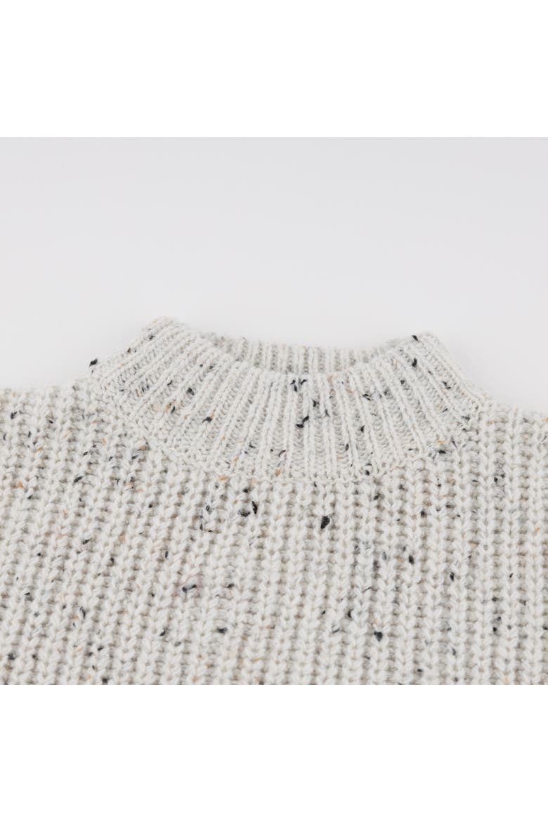 Speckle Knit Grandpa Pullover-Infant, Alternate, color, Snowy