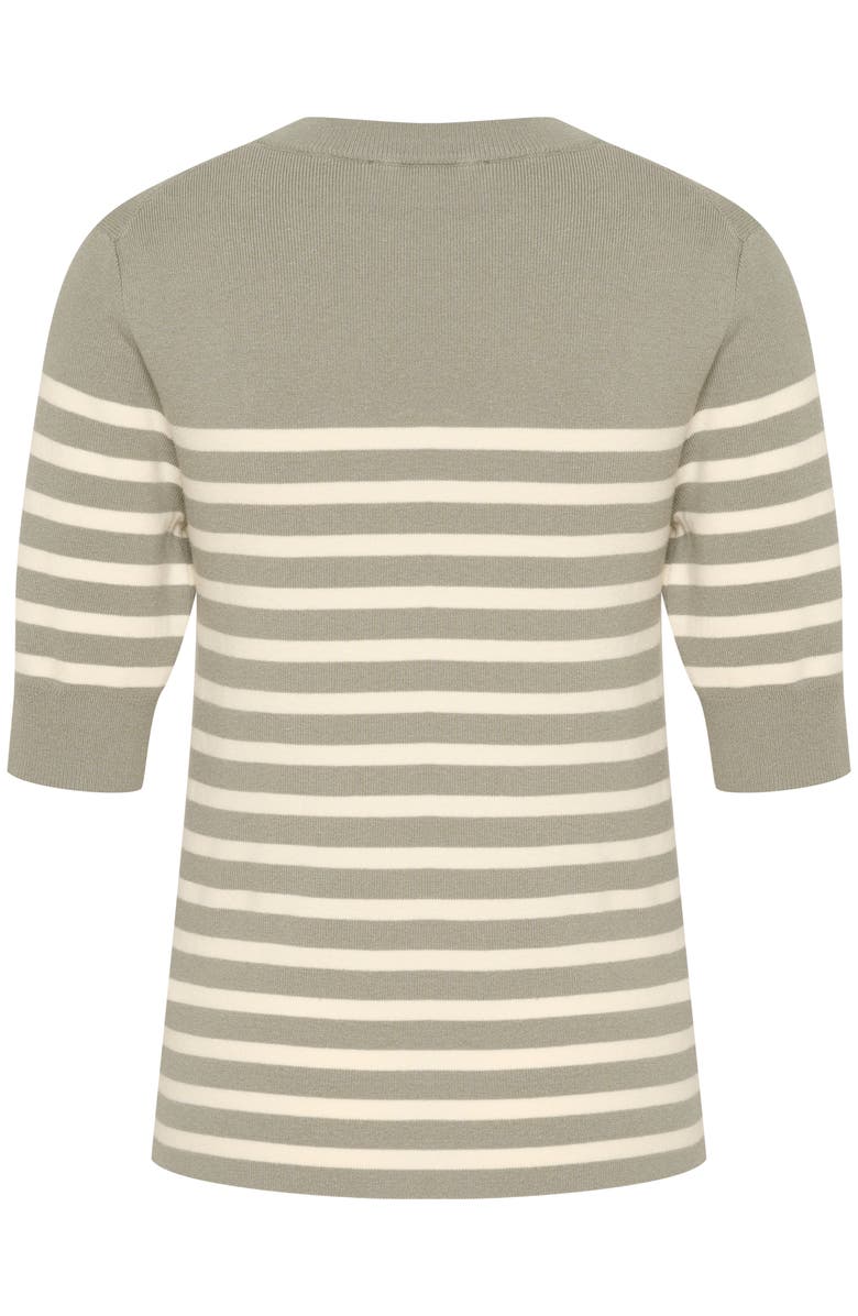 Soaked in Luxury SLSpina Slim Fit Crew Neck Pullover, Alternate, color, Shadow W White Stripe