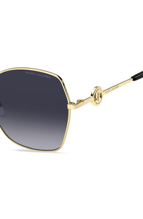 Marc Jacobs 57mm Gradient Square Sunglasses