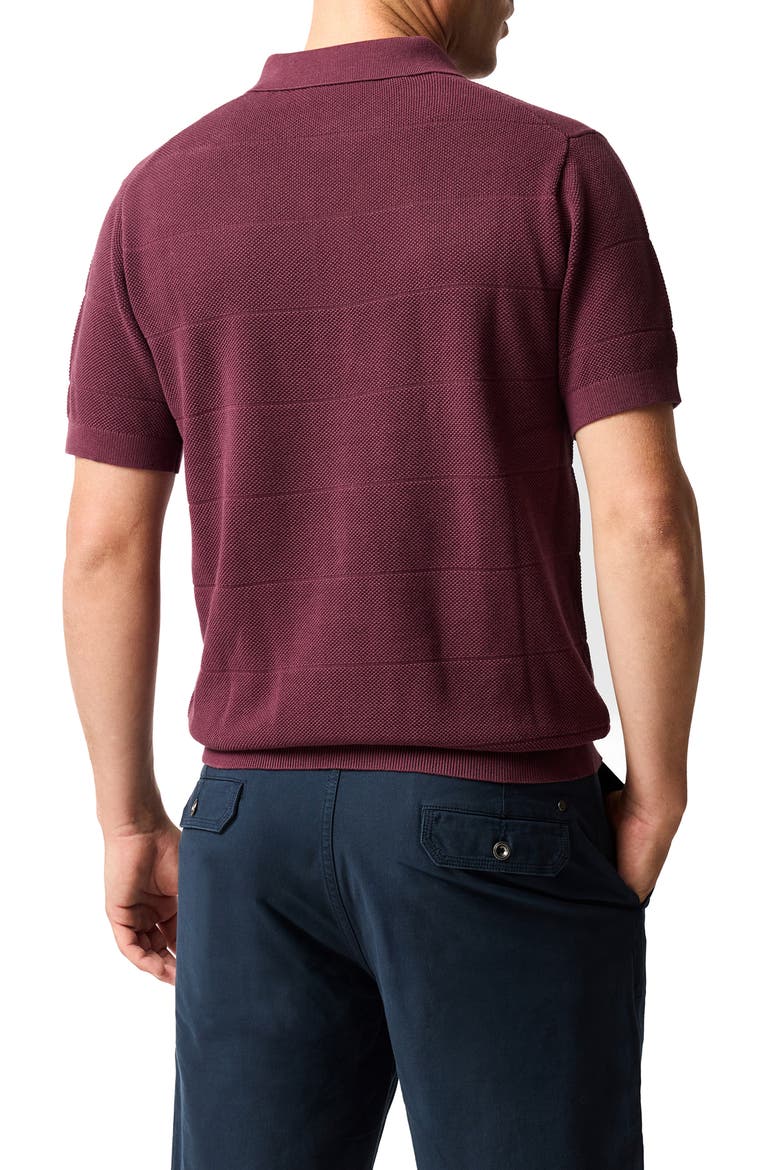 Masons Flat Polo, Alternate, color, OXBLOOD