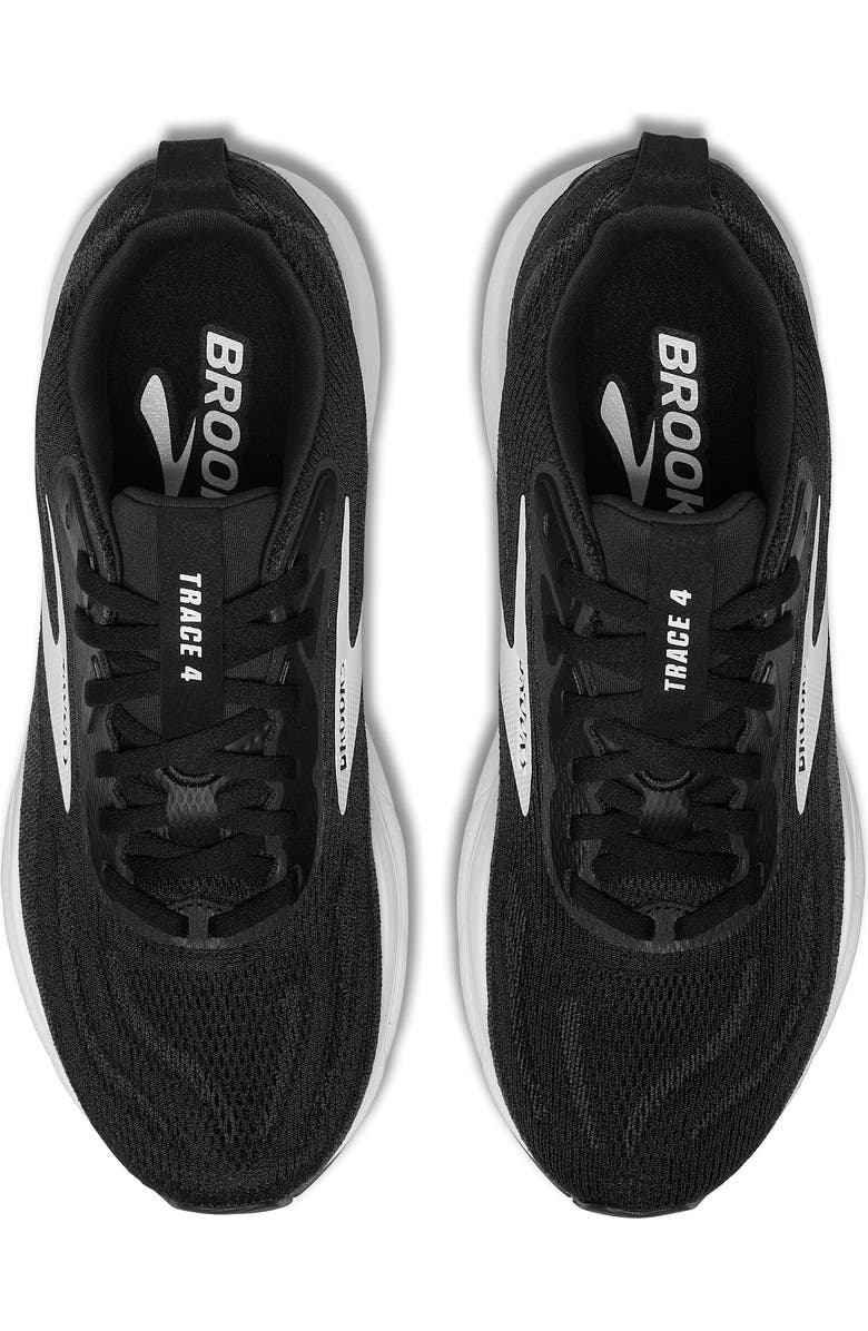 Brooks Trace 4 Running Shoe, Alternate, color, Black/ Grey/ White