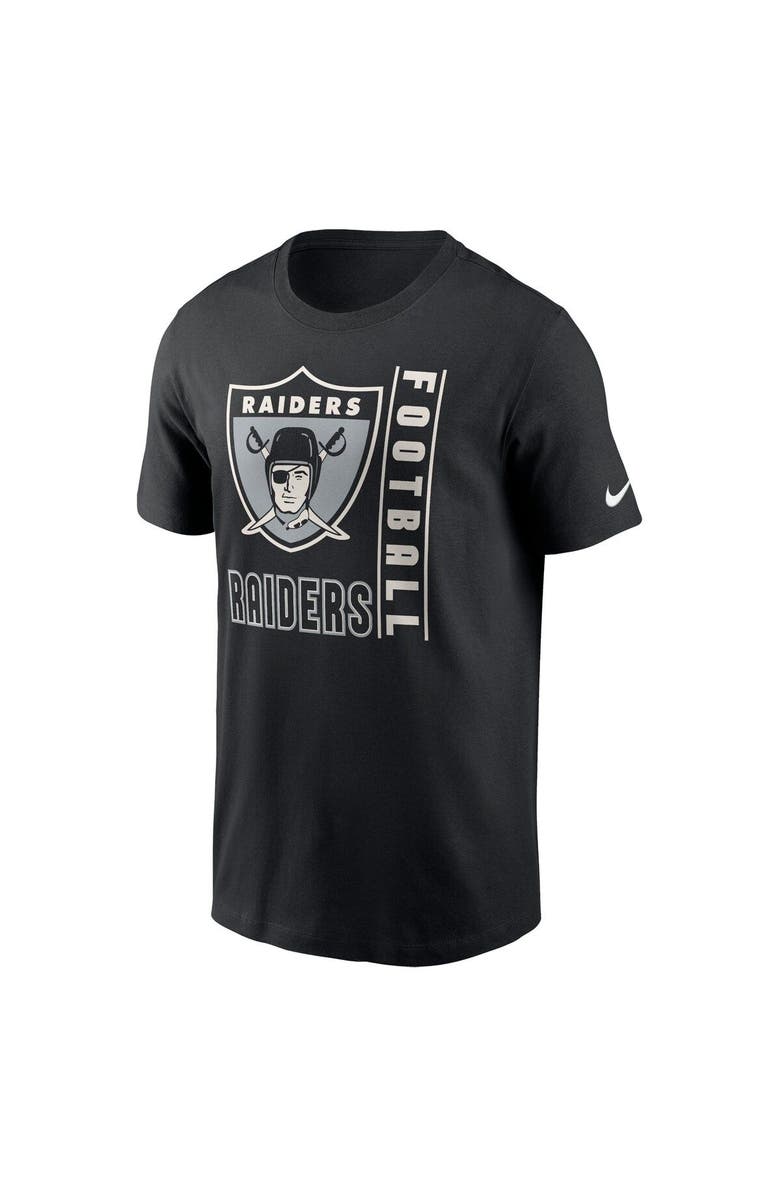 Nike Men's Nike Black Las Vegas Raiders Lockup Essential T-Shirt, Alternate, color, Black