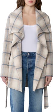 Soia & Kyo Bridgette Plaid Wrap Coat