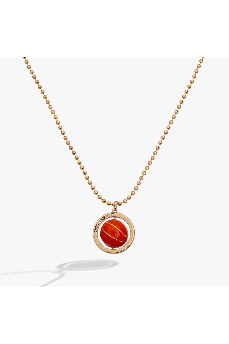 Basketball Spinner Pendant, Main, color, Gold