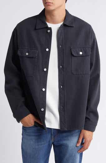 FRAME Textured Terry Overshirt