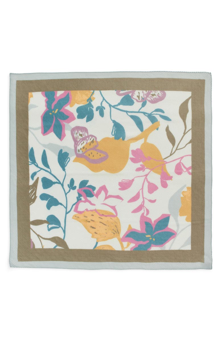 Nordstrom Pleated Square Scarf, Alternate, color, 