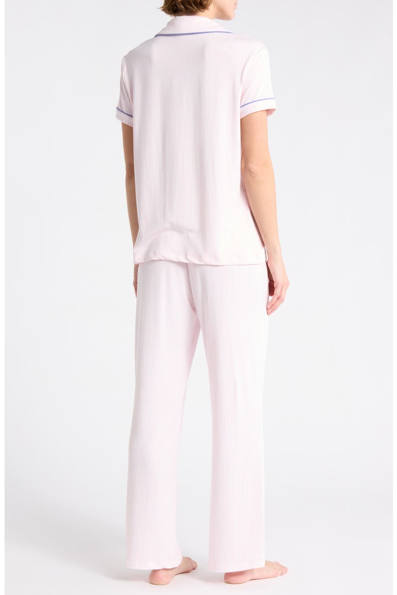 Ginnie Butter Soft Pajamas, Alternate, color, 1/8 PINSTRIPE - PINK
