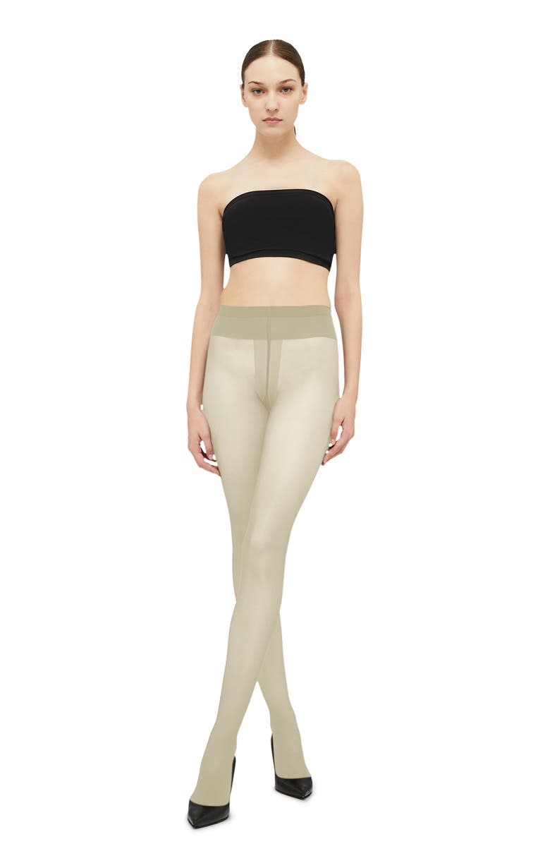 Wolford Individual 20 Control Top Pantyhose, Alternate, color, Ecrue
