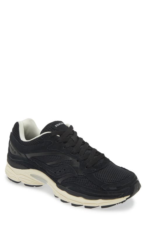 Saucony ProGrid Omni 9 Running Shoe in Black/Cream 