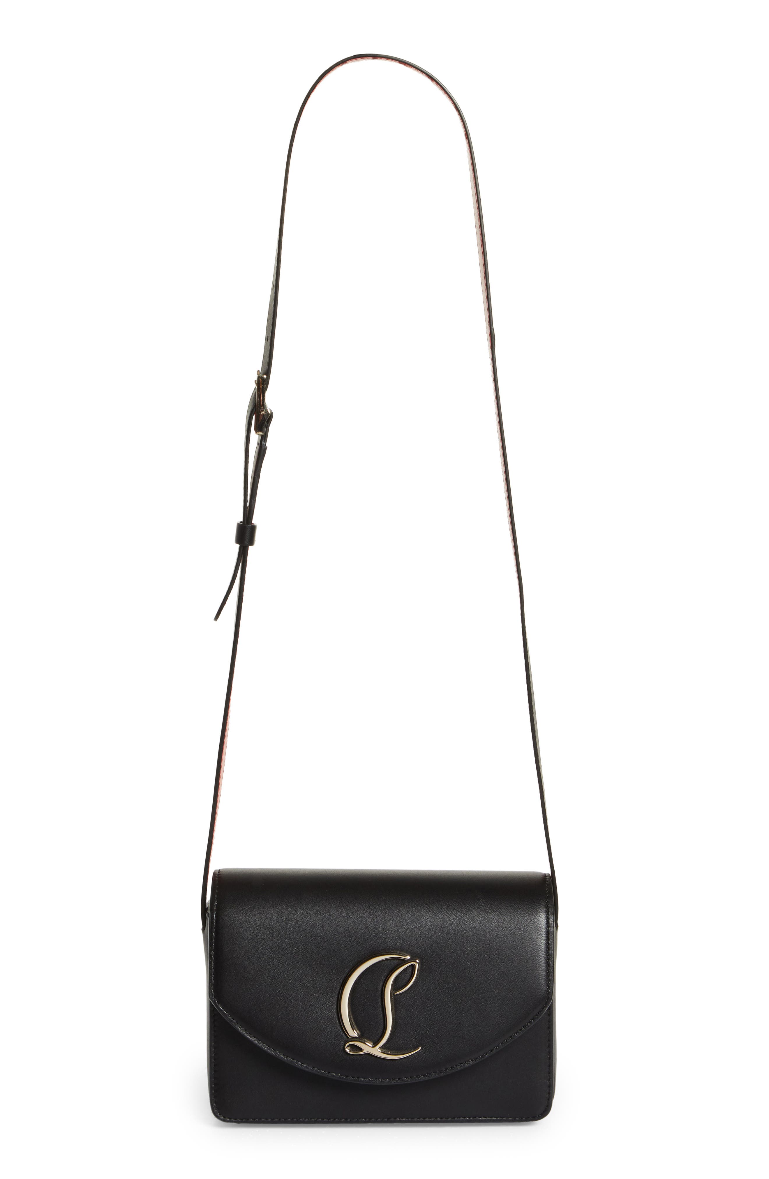 Christian Louboutin Small Loubi54 Leather Crossbody Bag, Alternate, color, 