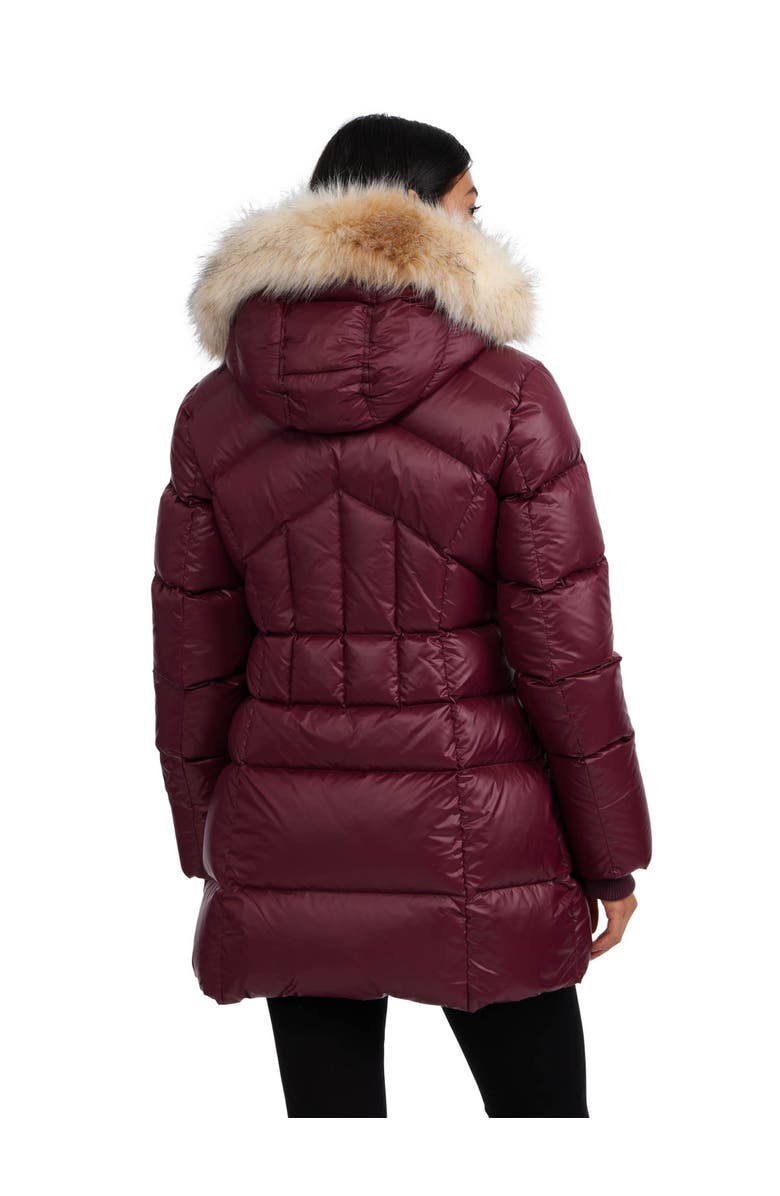 Pajar Women's Ares Fixed Hood Puffer with Fixed Bib, Alternate, color, Ox Blood