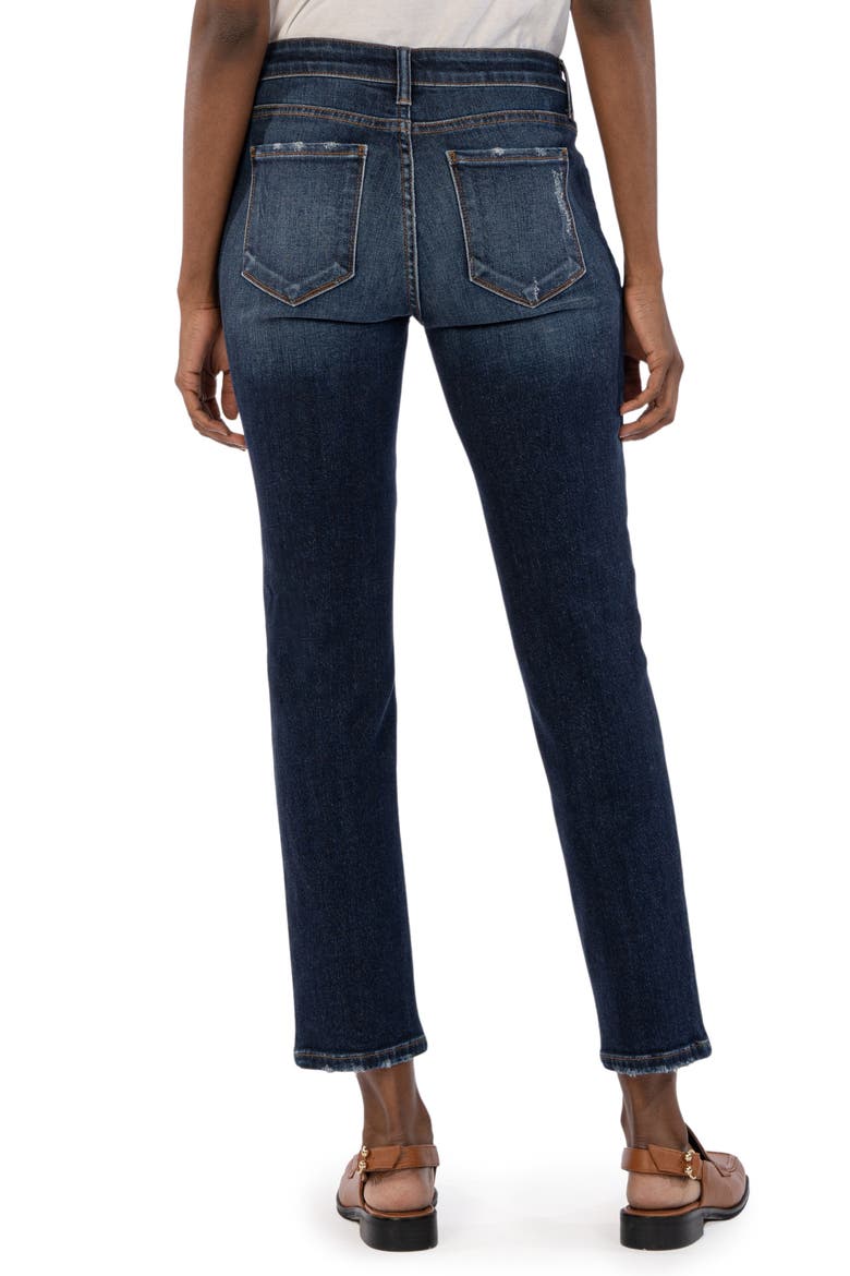 Reese Fab Ab High Waist Ankle Slim Straight Leg Jeans, Alternate, color, ENCHANTMENT W/D
