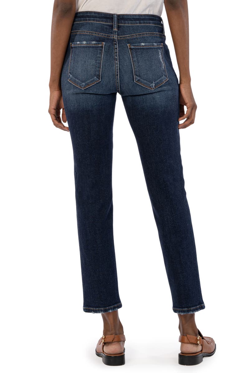 KUT from the Kloth Reese Fab Ab High Waist Ankle Slim Straight Leg Jeans, Alternate, color, Enchantment W/D