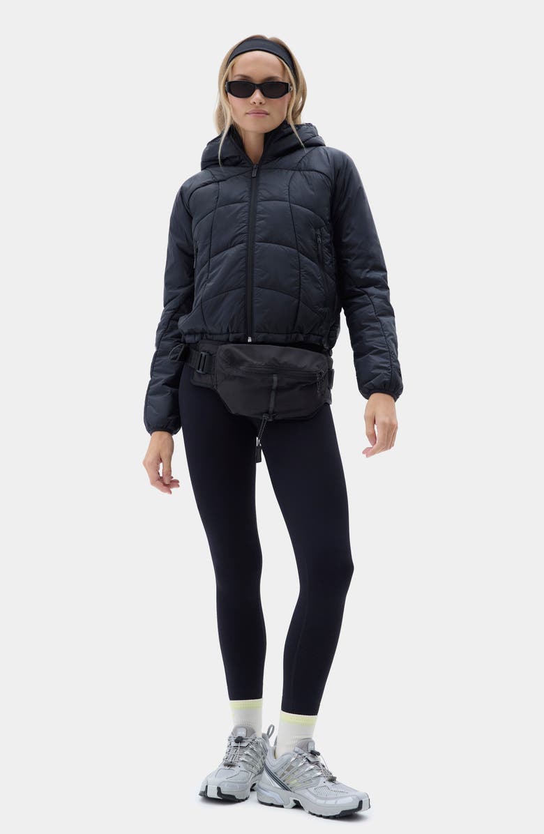 Halfdays Claude Water Repellent Quilted Puffer Jacket, Alternate, color, Black