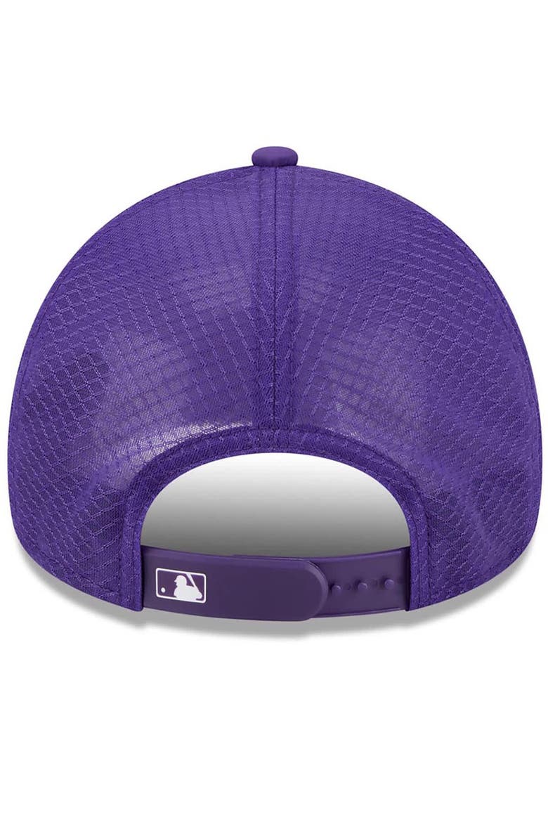 Men's New Era Purple Colorado Rockies 2026 Batting Practice Alternate Apex 9FORTY Adjustable Hat, Alternate, color, Purple