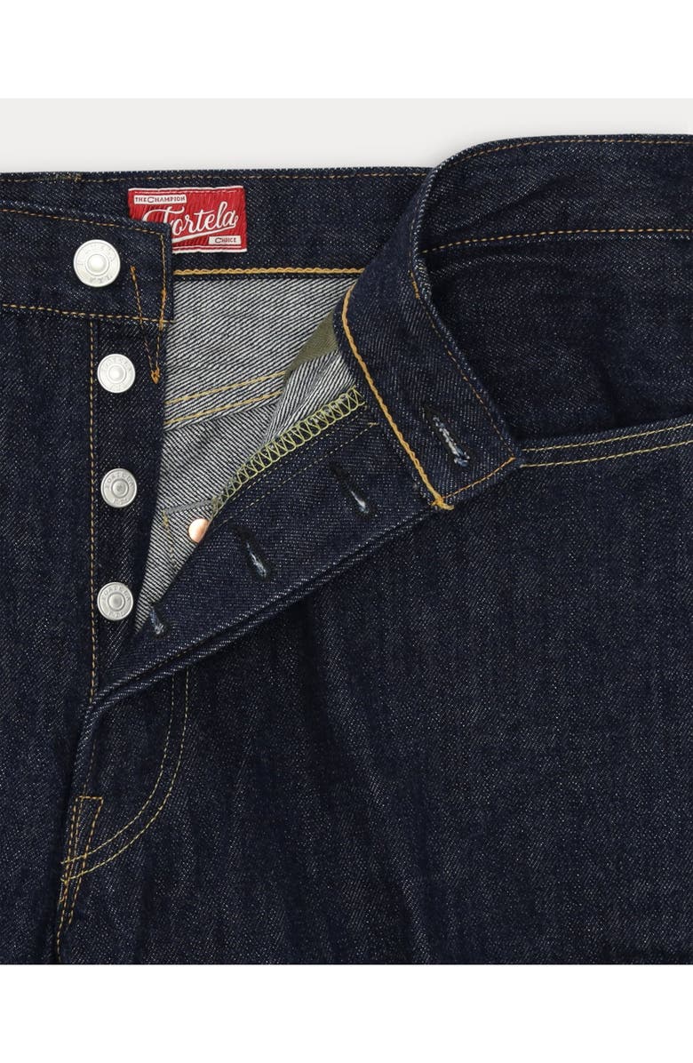 Fortela 914 Leo Japanese 33 Selvedge 5-Pocket Regular-Fit Denim Pants, Alternate, color, Blue