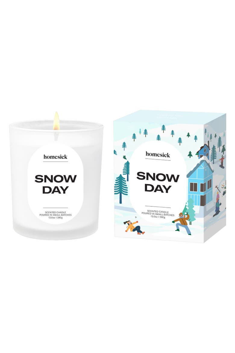 Snow Day Candle, Main, color, NO COLOR
