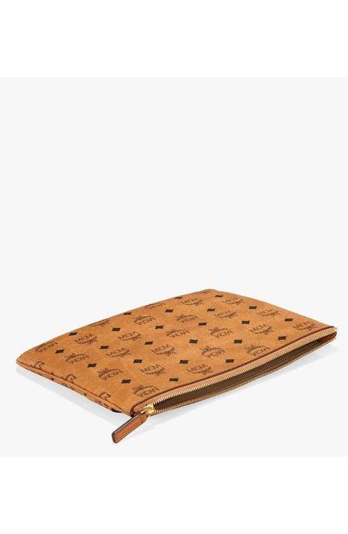 Mcm Crossbody Pouch In Brown
