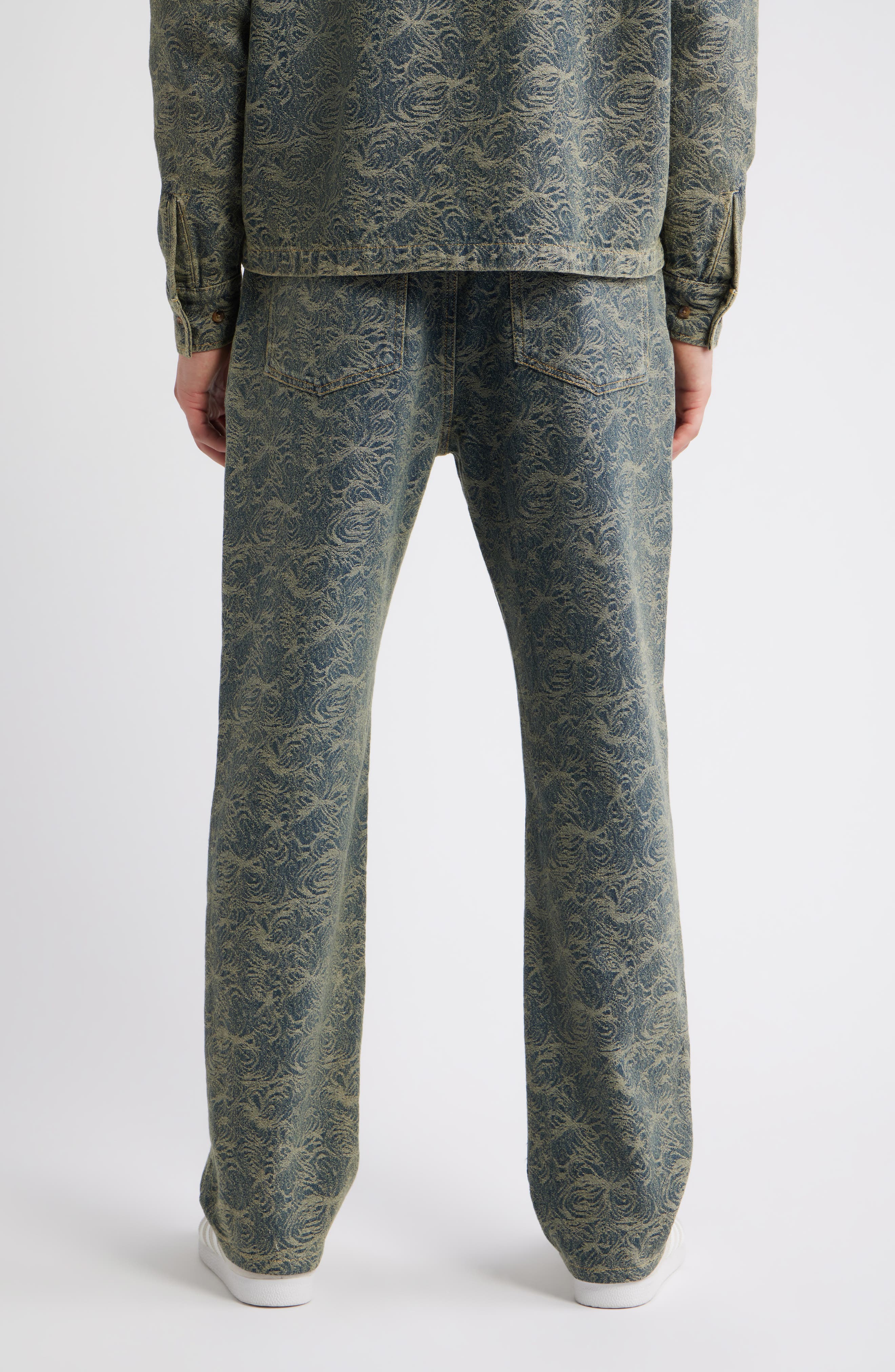 Maze Cotton Blend Straight Pants - image 2