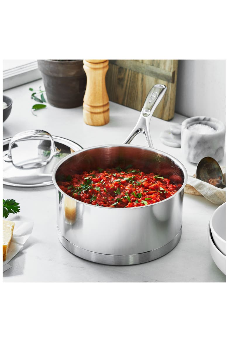Atlantis 9-Piece Stainless Steel Cookware Set, Alternate, color, STAINLESS STEEL