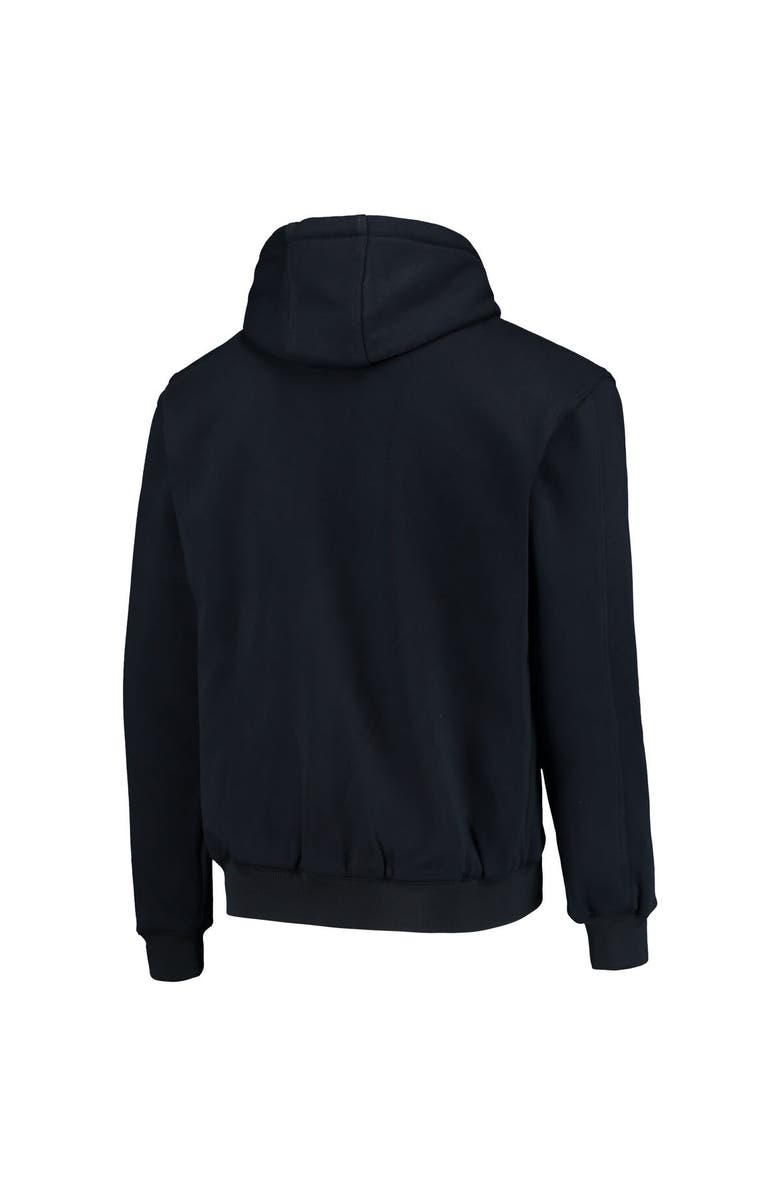 DUNBROOKE Men's Dunbrooke Navy New England Patriots Craftsman Thermal-Lined Full-Zip Hoodie, Alternate, color, 