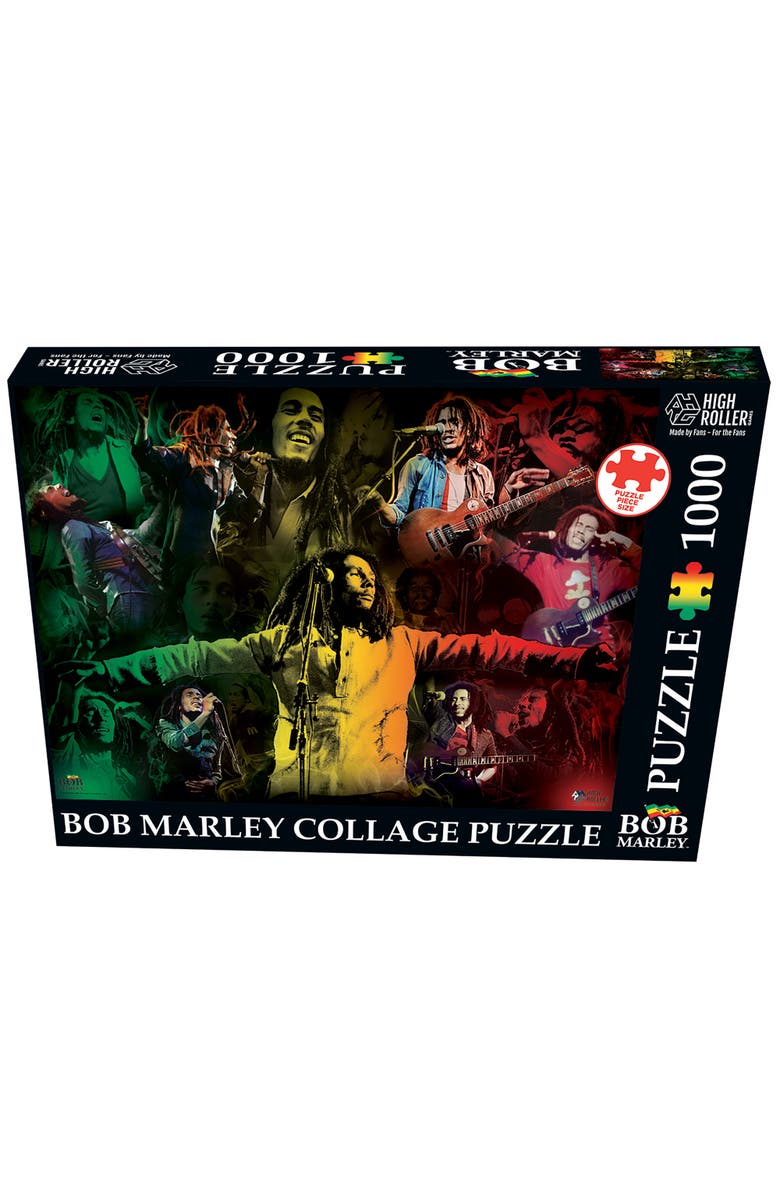 Bob Marley 1000 Piece Collage Jigsaw Puzzle, Size 19 x 26 Inches, 13+, Main, color, 
