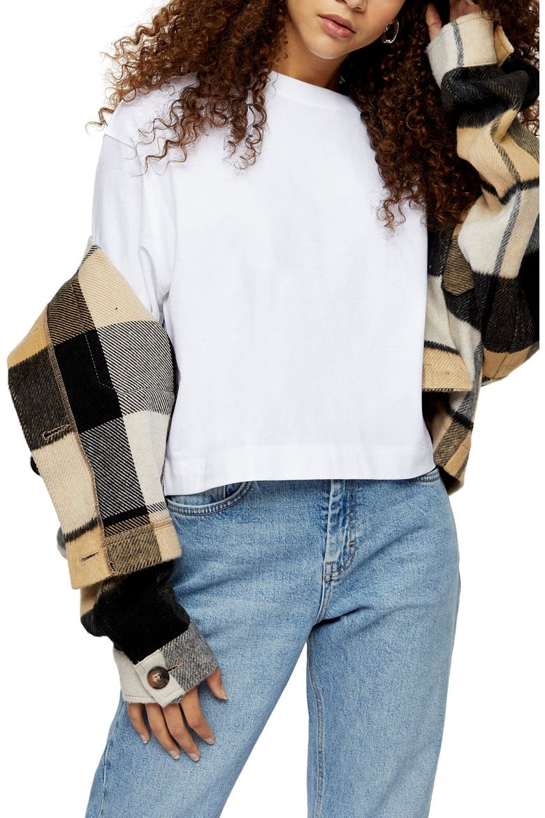 Boxy T-Shirt, Main, color, WHITE