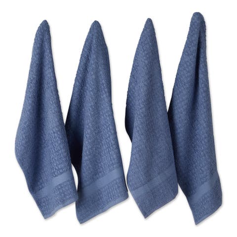 Waffle Terry Dishtowel Set/4