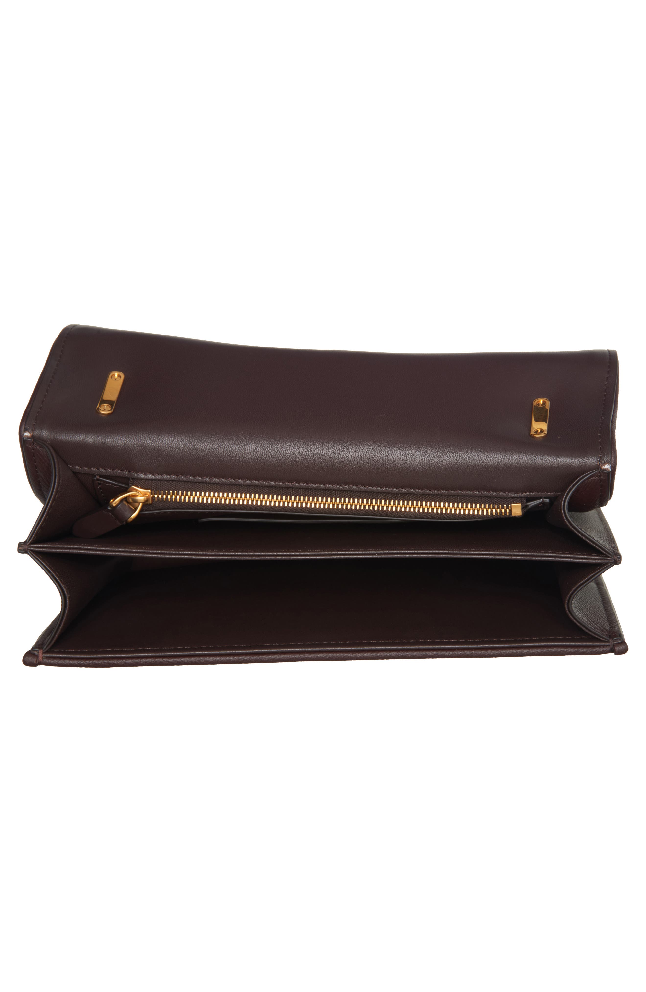 Valentino Garavani DeVain Embellished Genuine Calf Hair Shoulder Bag, Alternate, color, Brown Multi