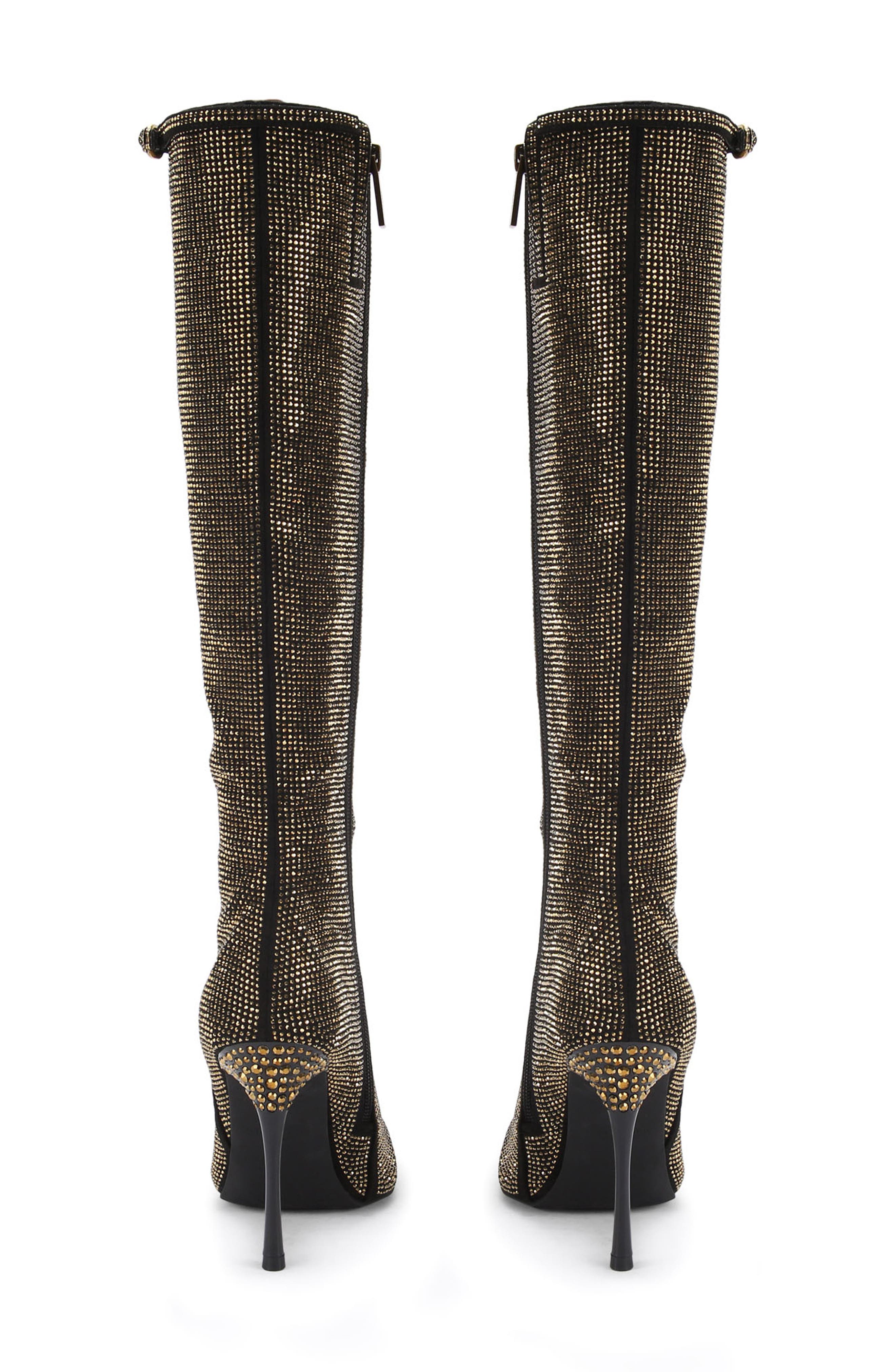 Kurt Geiger London Mayfair Pointed Toe Knee High Boot, Alternate, color, 