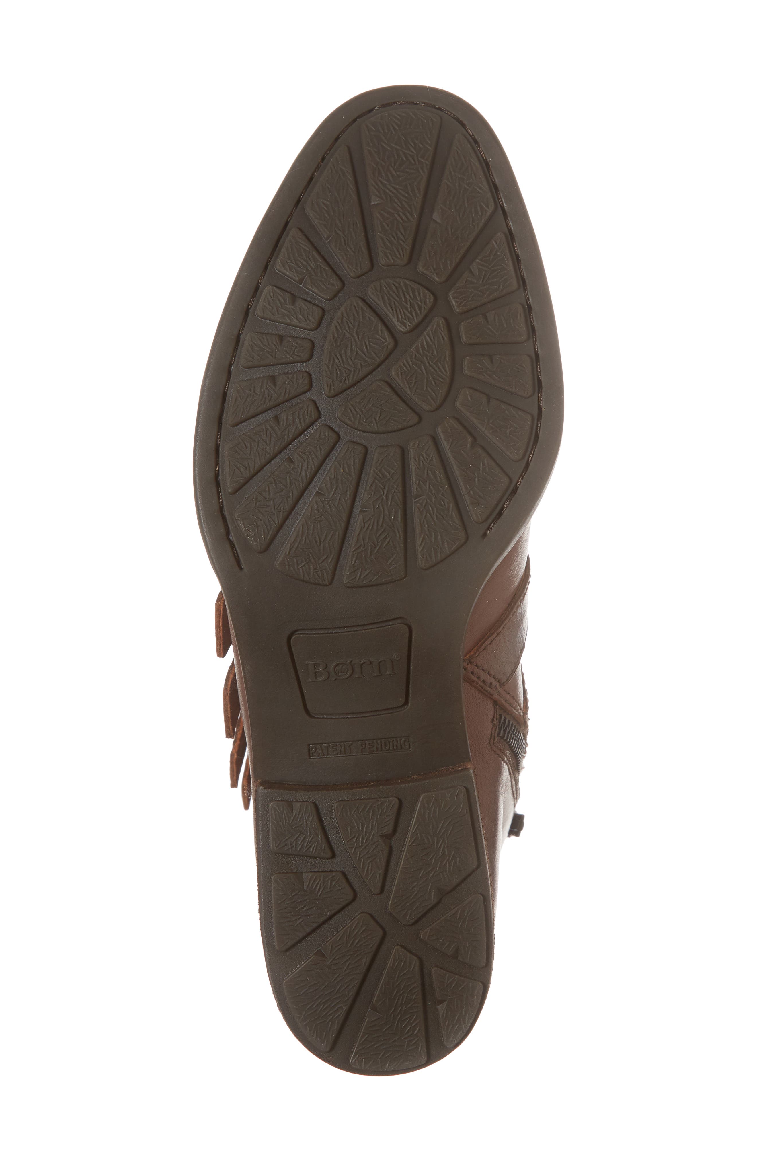 Cardi Bootie, Alternate, color, BROWN LEATHER