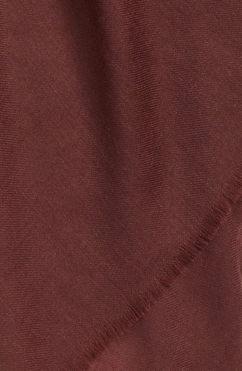 Vince Cashmere Fringe Cashmere, Alternate, color, Black Red