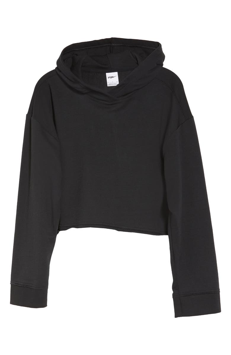 Nike Yoga Luxe Fleece Crop Hoodie, Alternate, color,