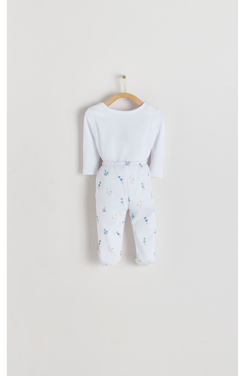 Babycottons Premium Cotton Mila Bodysuit & Pants Set for Infant, Alternate, color, 