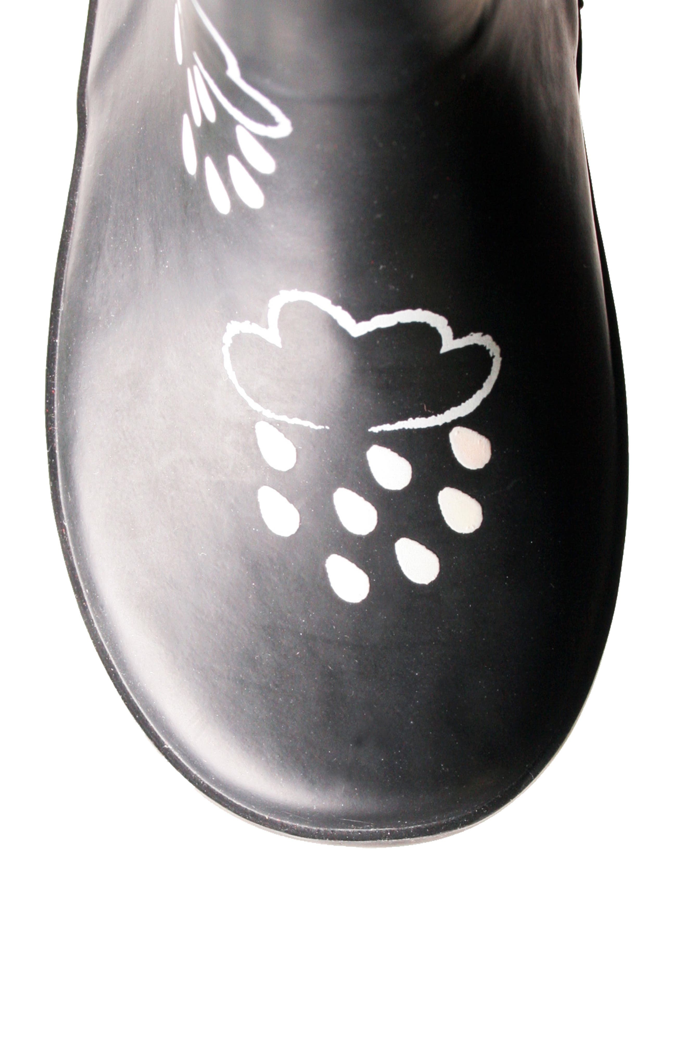 Nomad Kids' Color Changing Rain Boot, Alternate, color, Black Clouds