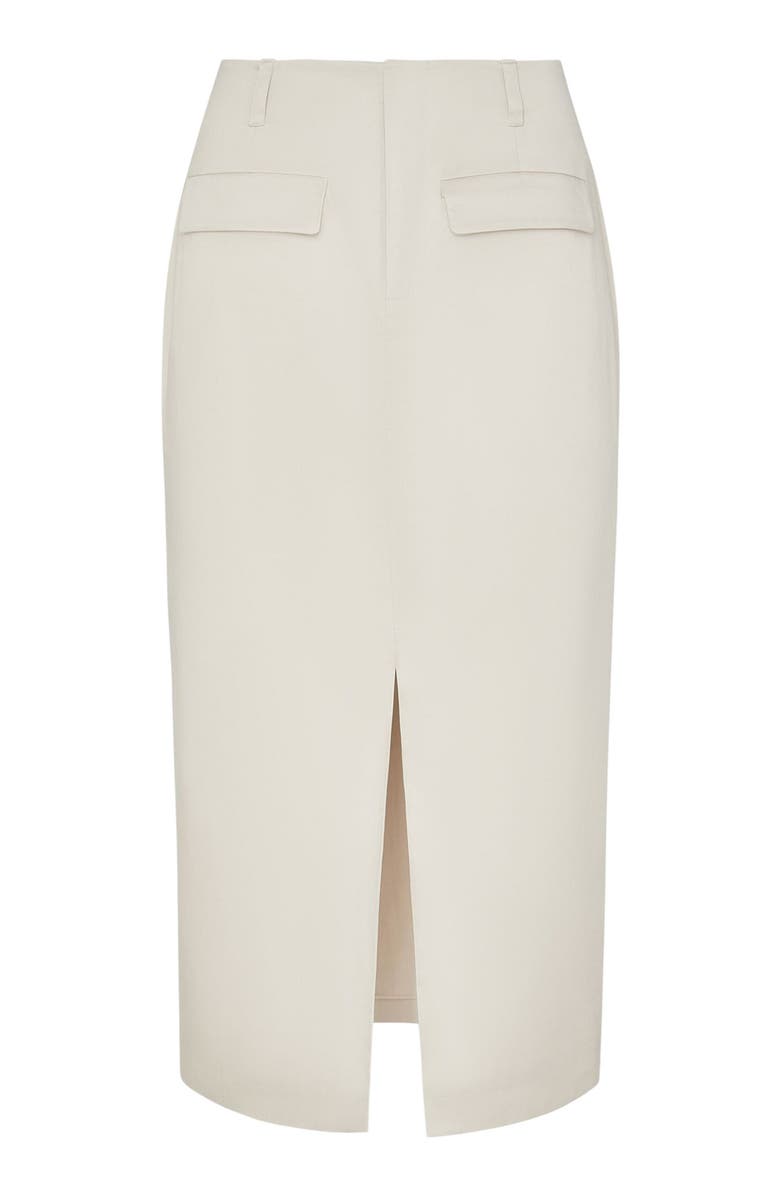 Onia Front Slit Midi Skirt, Alternate, color, 