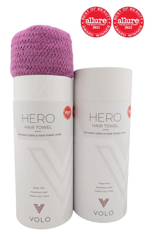 Volo Hero Hair Towel In Purple